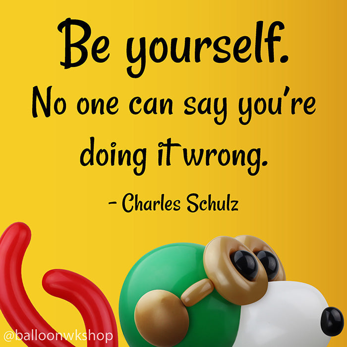 Snoopy Made out of Balloons