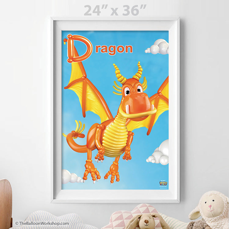 Balloon Dragon Poster