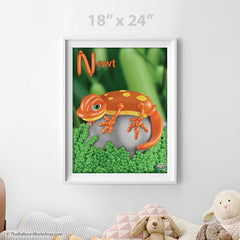 Balloon Newt Poster