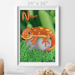 Balloon Newt Poster