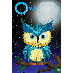 Balloon Owl Poster