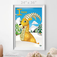 Balloon Ibex Poster