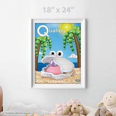 Balloon Quahog Poster