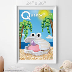 Balloon Quahog Poster